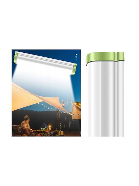 Lampă Magnet Led Alb Rece 4 Moduri De Iluminare Albastru Roșu Mod De Iluminare Suport Usb-c 31 X 5 X 6.5 Cm Verde Alb