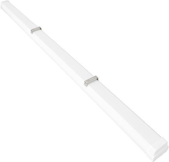Led Lamp 60 W 4000 K 5400 Lm Neon Tube Type Waterproof Ip65 Mounting Accessories Included 120 Cm White