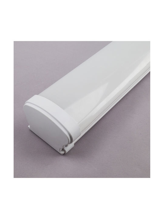 Lampă LED 60 W 4000 K 5400 Lm Tub Neon Tip Rezistent La Apă IP65 Accesorii De Montare Incluse 120 Cm Albă