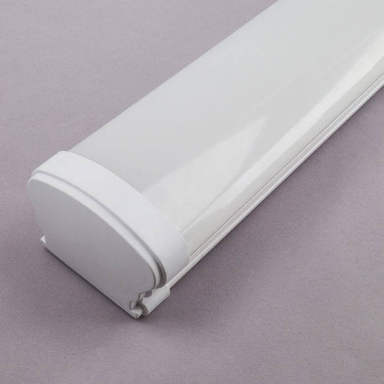 Led Lamp 60 W 4000 K 5400 Lm Neon Tube Type Waterproof Ip65 Mounting Accessories Included 120 Cm White