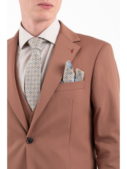 Summer Men's Suit Cinnamon
