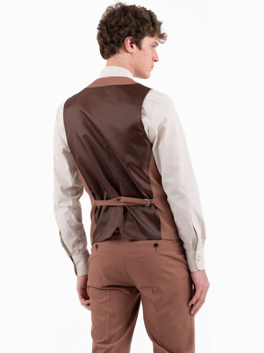 Summer Men's Suit Cinnamon