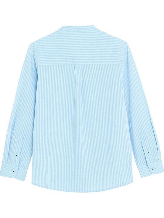 Kids Short-Sleeved Blue Shirt