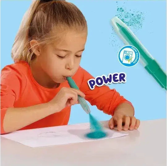 Ses Creative Κίτρινοι Μαρκαδόροι Ζωγραφικής 30mm Λεπτοί, Αρωματικοί Σετ 12τμχ