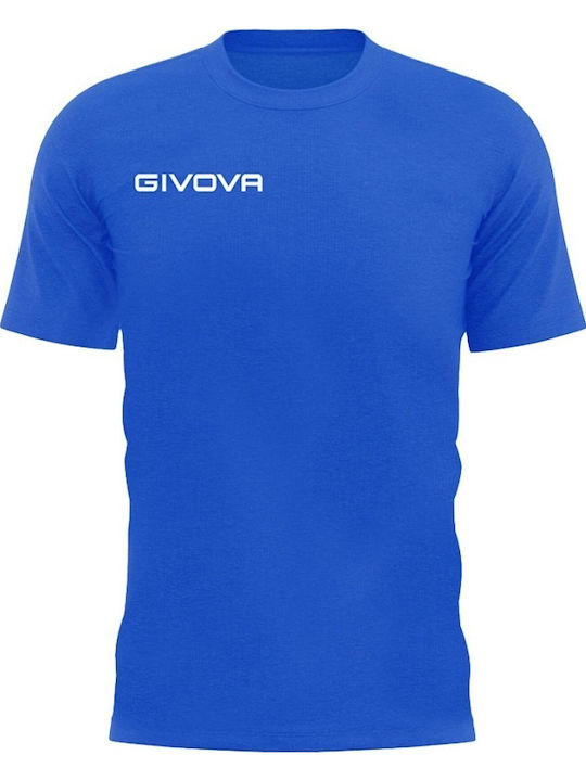 Herrenblusen Kurzarm T-Shirts Blau