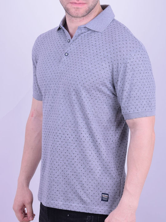 Polo Short Sleeve Gray Blouse