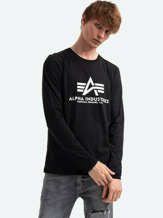 Basic T Ls Black T-shirt Μαύρο