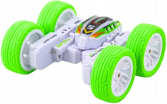 Lean Toys Fernsteuerbares 360° RC Fahrzeug Stunt Grünes Auto