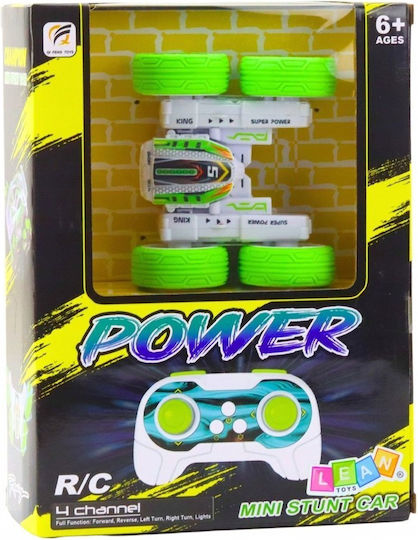Lean Toys Fernsteuerbares 360° RC Fahrzeug Stunt Grünes Auto