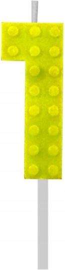 Birthday Candle Blocks Number 1