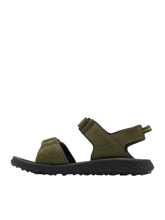Konos Hiker 2-strap Ανδρικά Σανδάλια σε Πράσινο Χρώμα