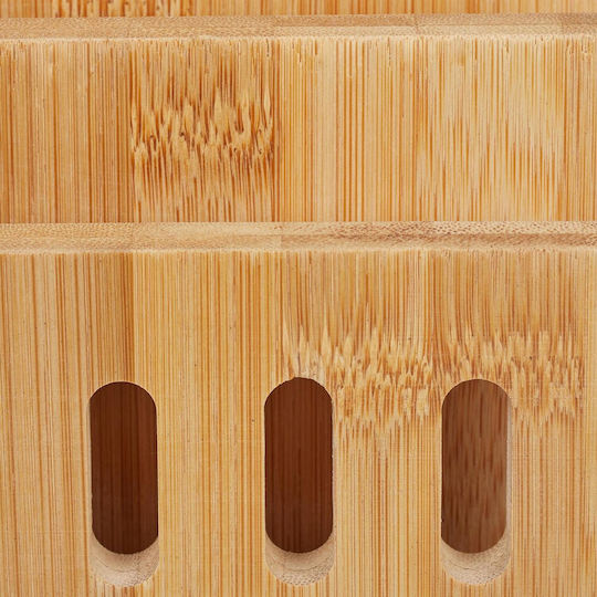 Relaxdays Document Holder 3 Positions Bamboo 13 X 18 X 8 Cm Natural 10031596