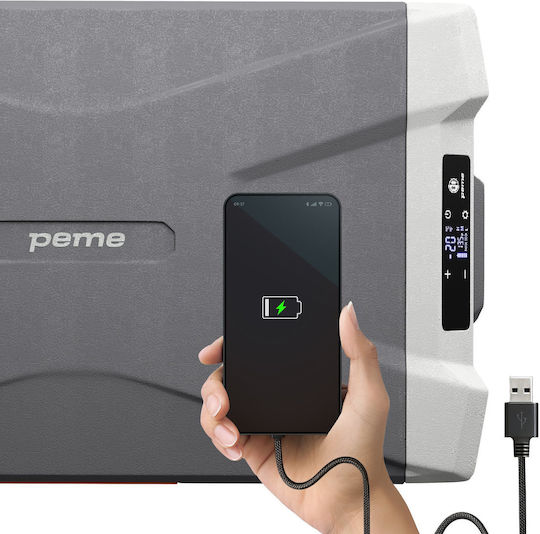 Peme Quest 30 Φορητό Ψυγείο Θερμοηλεκτρικό 26.8lt Πορτοκαλί