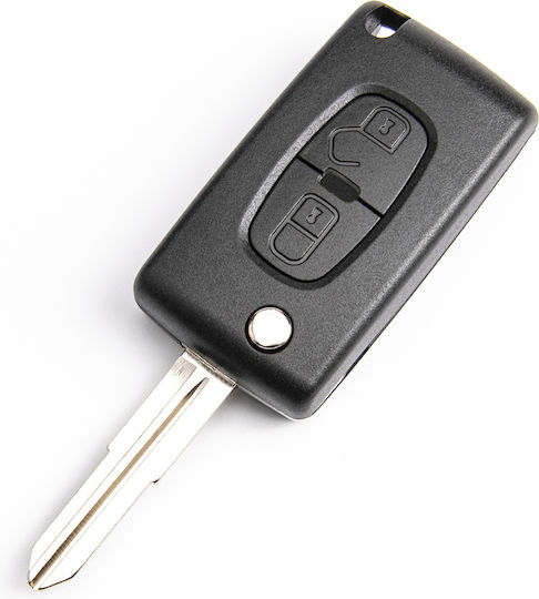 Carcasă Cheie Auto cu Lamă cu 2 Butoane pentru Citroen
