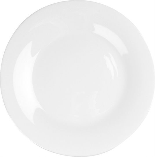 Vilde Vilde Servierplatten Und Schüsseln Flaches Glas Weiß 25.5cm 6 Stücke