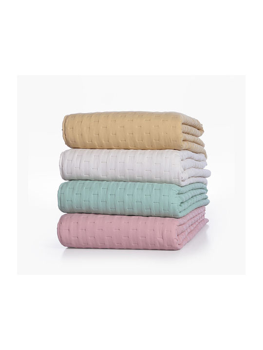 Nef-Nef Homeware Adelle Tagesdecke Halbdoppel Mikrofaser Ecru 180x240cm