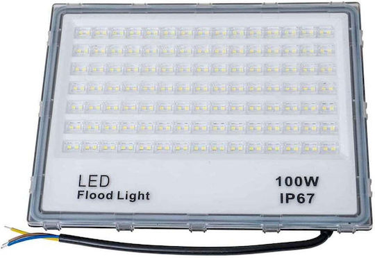 Светодиоден Прожектор Водоустойчив 100W IP67