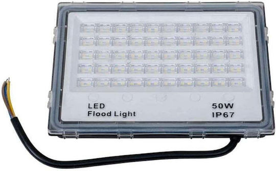 Στεγανός Προβολέας LED 50W IP67