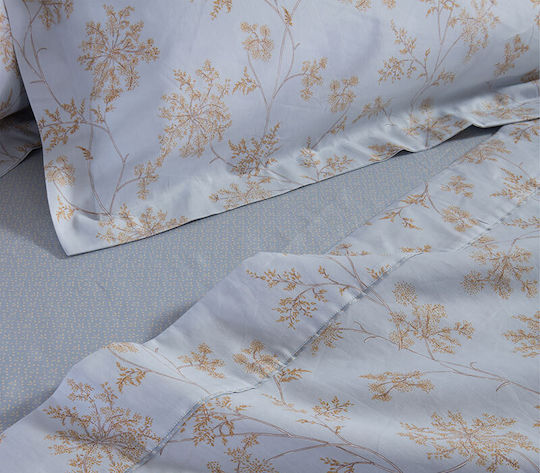 Nef-Nef Homeware Foxy Σετ King Size 4τμχ 270x280εκ. Μπλε