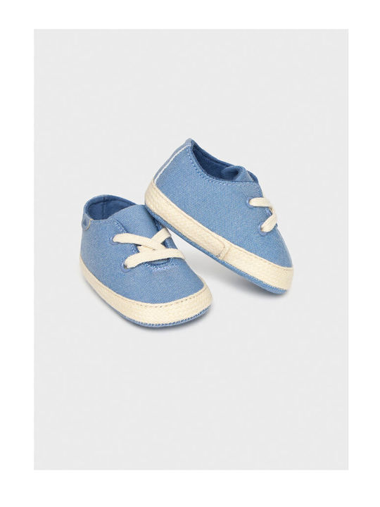 Mayoral Weiche Sohlenschuhe Für Babys Hellblaue Espadrilles