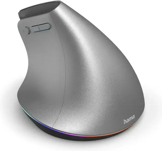 HAMA EWM-700 Ασύρματο Εργονομικό Bluetooth Ποντίκι Γκρι