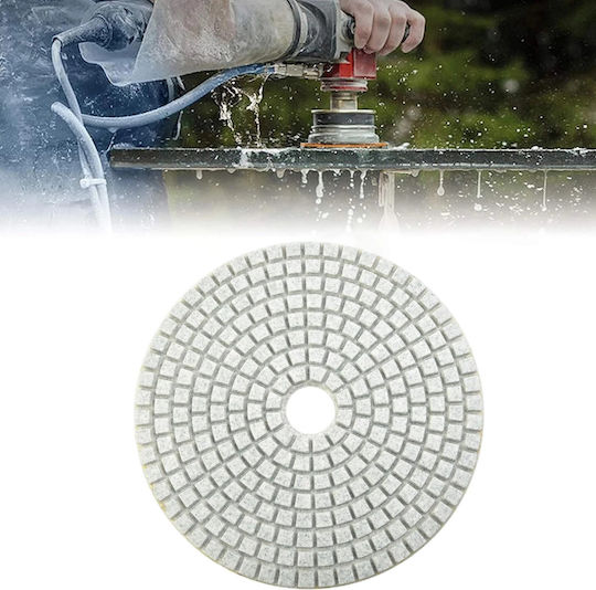 Set 10 Discuri De Șlefuire Cu Diamant Zola 80 Mm Diametru 3000 Granulație Prindere Velcro Plăci Piatra Ceramică Marmură Plăci Acoperiș Teracotă Utilizare Uscată Și Umedă Alb