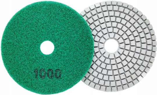 Set 10 Discuri De Șlefuire Diamantate De Polizare Zola 80 Mm Diametru 1000 Granulație Prindere Velcro Plăci Piatra Ceramică Marmură Țiglă Acoperiș Teracotă Utilizare Uscată Și Umedă Verde