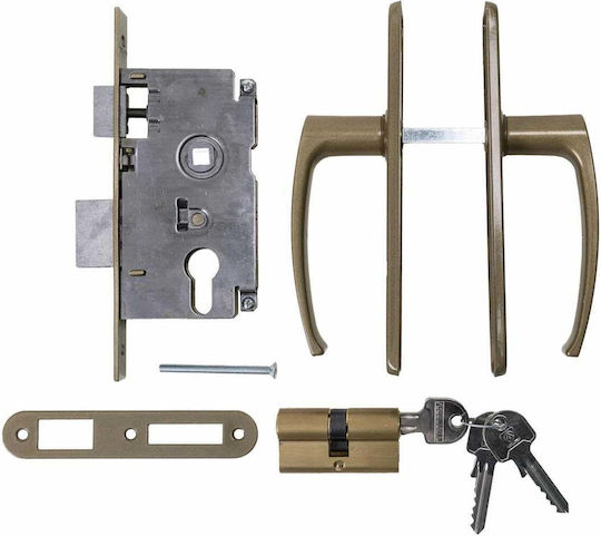 Package Lock Cylinder Y 54 Gold Ext 5522