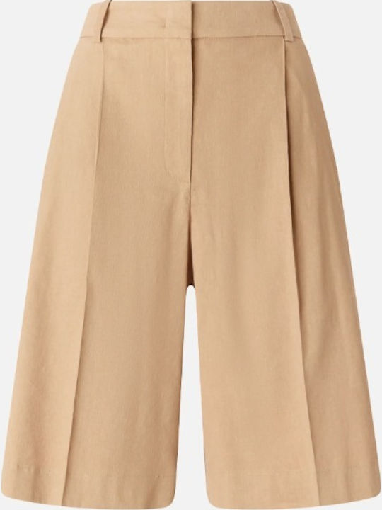 Women's Linen Bermuda Beige