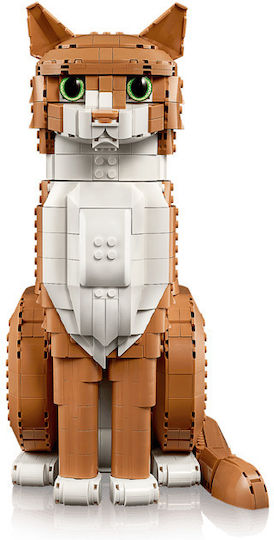 LEGO Ideas Pisică Portocalie pentru 18+ Ani 1755 Bucăți