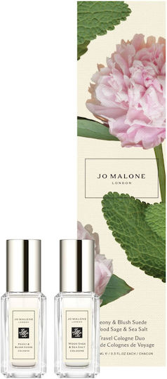 Jo Malone London Fragrance Set Cologne Wood Sage & Sea Salt Peony & Blush Suede Mini Set 1 Pc