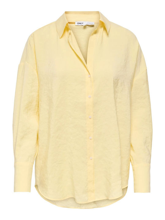 Long Sleeve Women's Shirt Cream