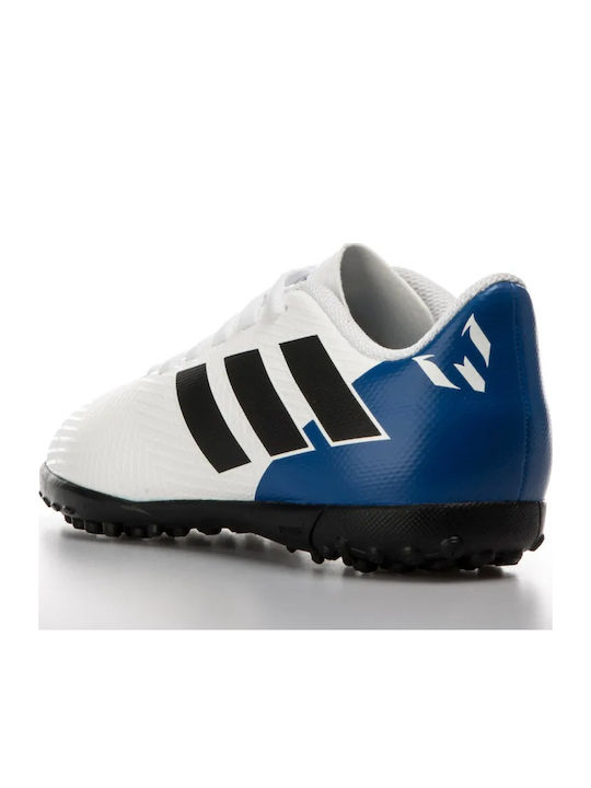 Παιδικά Ποδοσφαιρικά Παπούτσια Performance Nemeziz Messi TANGO 18.4 TF με Σχάρα Λευκά