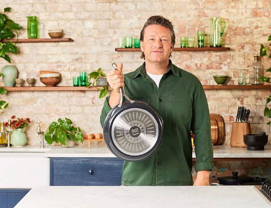 Tefal Jamie Oliver Διπλό Τηγάνι από Αλουμίνιο με Αντικολλητική Επίστρωση 28cm