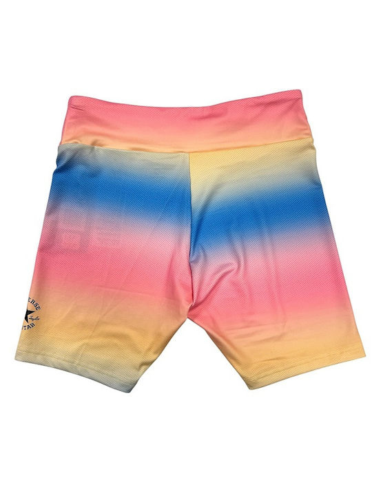 Kids Legging Cycling Short Multicolour Printed High Rise