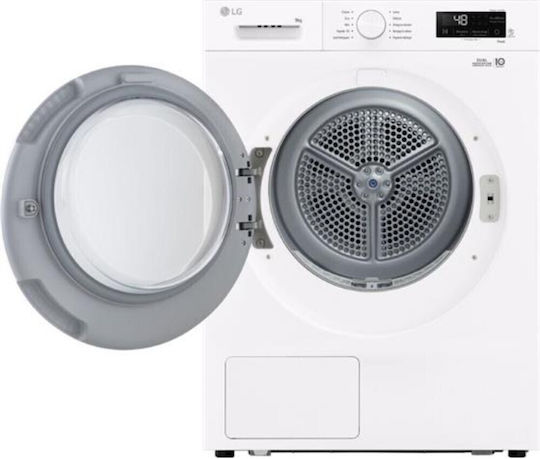 LG RHX1009NWH Uscător de rufe 9kg cu pompă de căldură