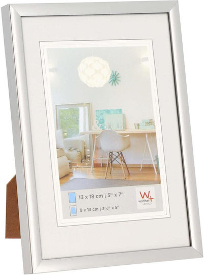 Walther Plastic Photo Frame with Silver Frame