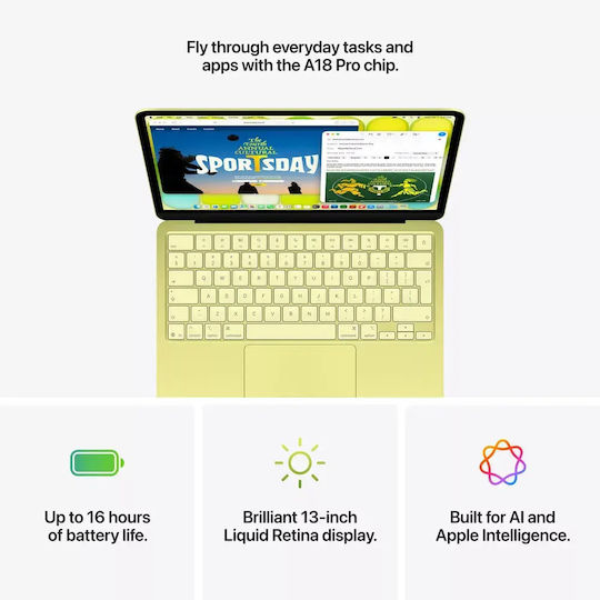 Apple MacBook Neo 13" IPS Retina Display (A18 Pro-6‑Core/8GB/256GB SSD/5‑Core GPU) Indigo (International English Keyboard)