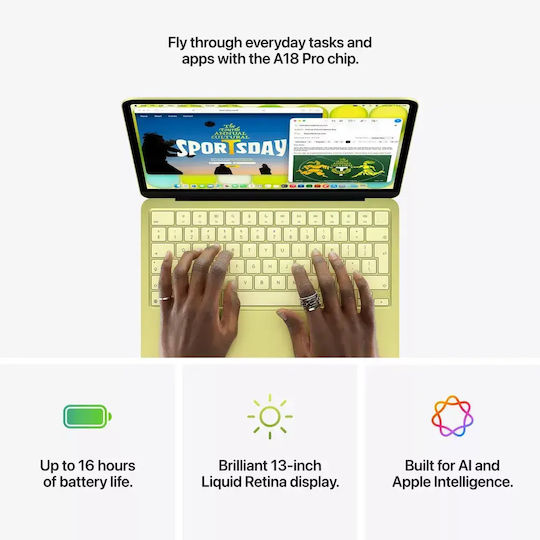 Apple MacBook Neo 13" IPS Retina Display (A18 Pro-6‑Core/8GB/512GB SSD/5‑Core GPU) Indigo (International English Keyboard)