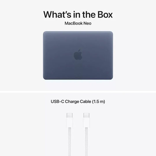 Apple MacBook Neo 13" IPS Retina Display (A18 Pro-6‑Core/8GB/512GB SSD/5‑Core GPU) Indigo (International English Keyboard)