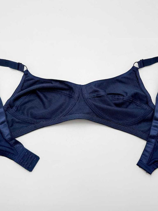 Navy Blue Bralette without Padding & without Underwire