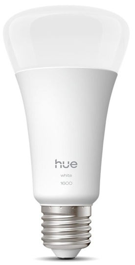 Philips Smart Bulb Philips Hue LED 13.5W for E27 Socket and A67 Shape 1600lm Dimmable