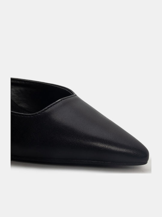 Pointed Toe Heels with High Heel Black