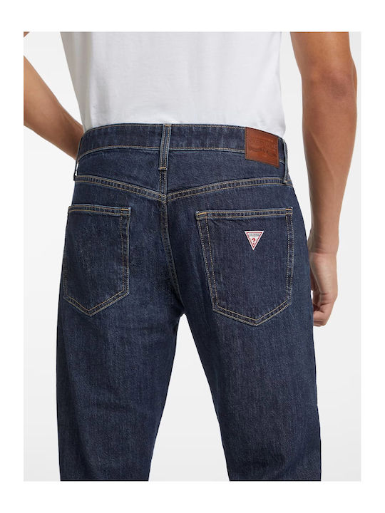 Men's Jeans Pants with Regular Straight Fit Blue