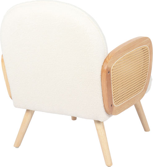 Stedy Armchair White 78x64x82cm