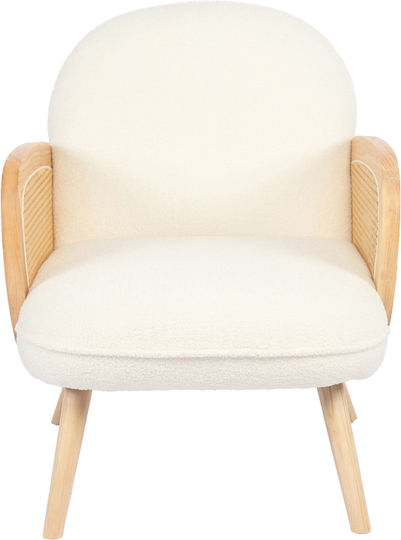 Stedy Armchair White 78x64x82cm