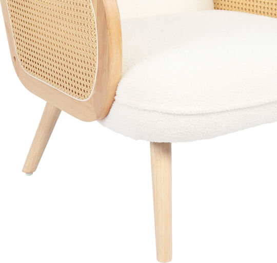 Stedy Armchair White 78x64x82cm