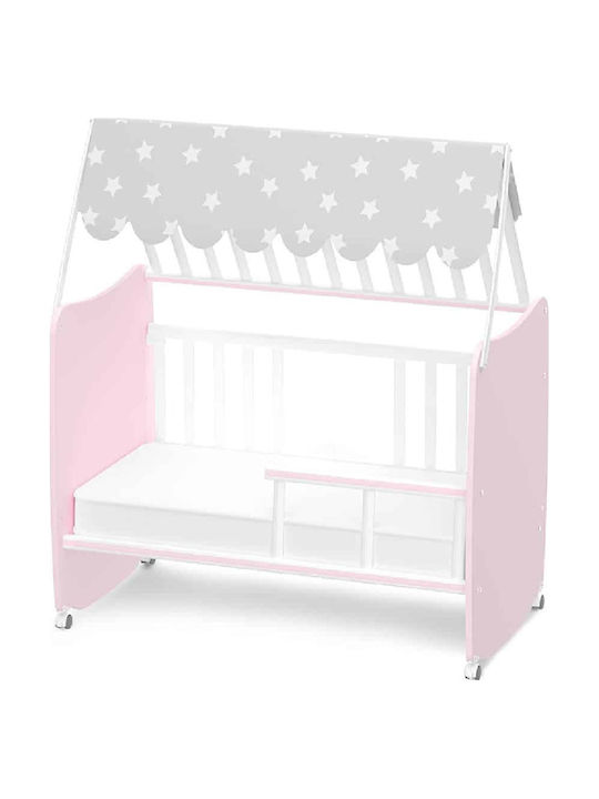 Lorelli Baby Crib Pink for Mattress 60x120cm