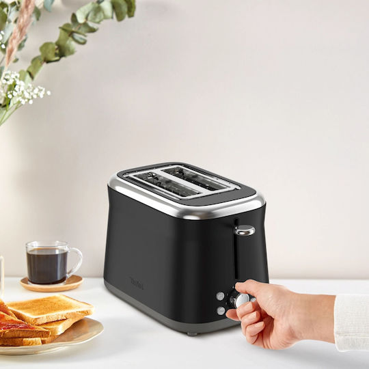 Tefal Collection Retro Toaster 2 Slots 850W Black