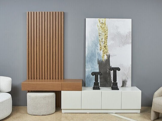 Hallway Furniture Light Walnut 130x30x50cm
